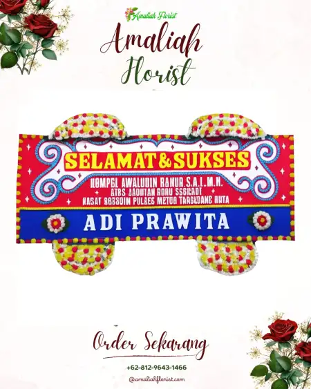 Papan Bunga Ucapan Selamat Pesuruhan